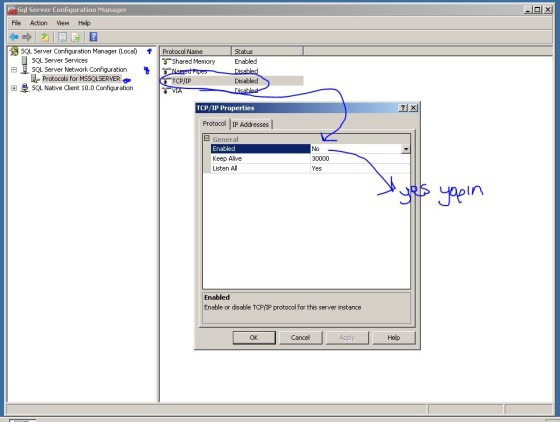 SQL Server?ı Uzaktan Bağlantı İçin Ayarlamak
